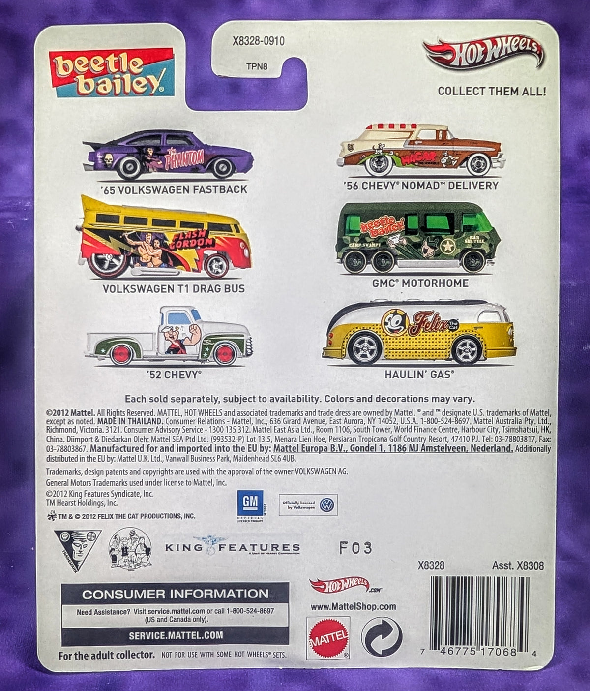 Hot Wheels GMC Motorhome - Beetle Bailey - Premium