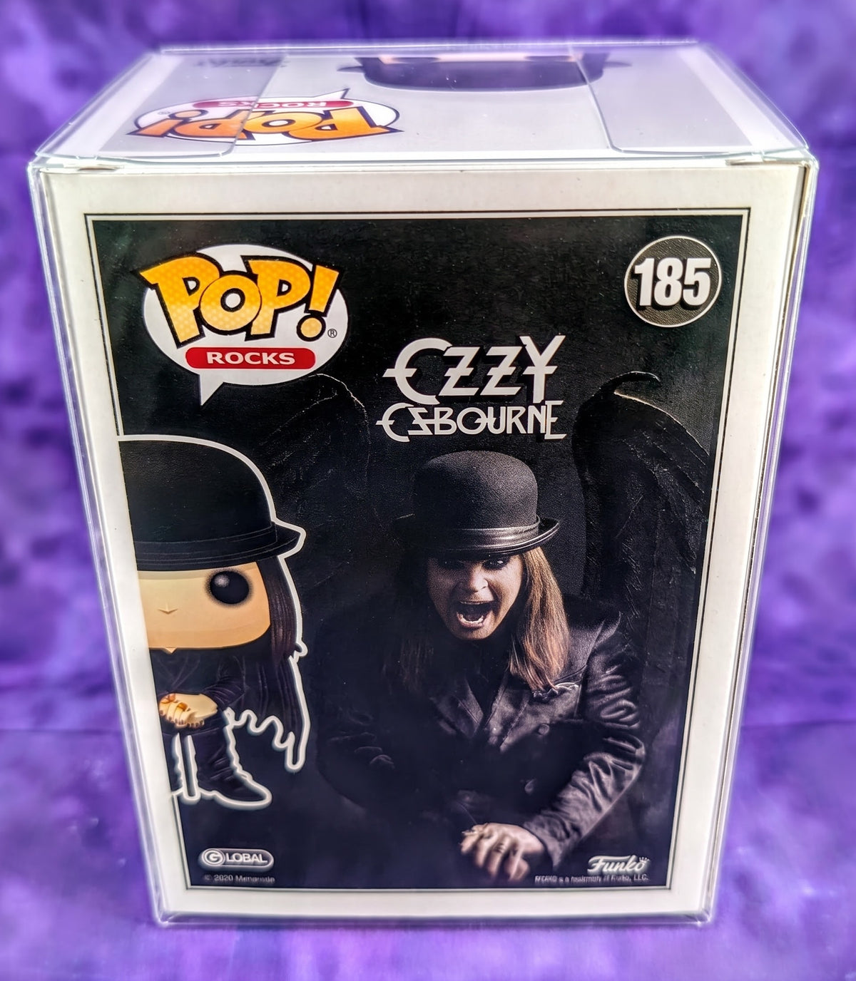 M2 Machines Ozzy Osbourne 1976 GMC Sierra Grande 15 "Patient Number 9" 1/24 Scale & Funko Pop! Rocks Ozzy Osbourne (Ordinary Man) Hot Topic Exclusive #185 - Bundle