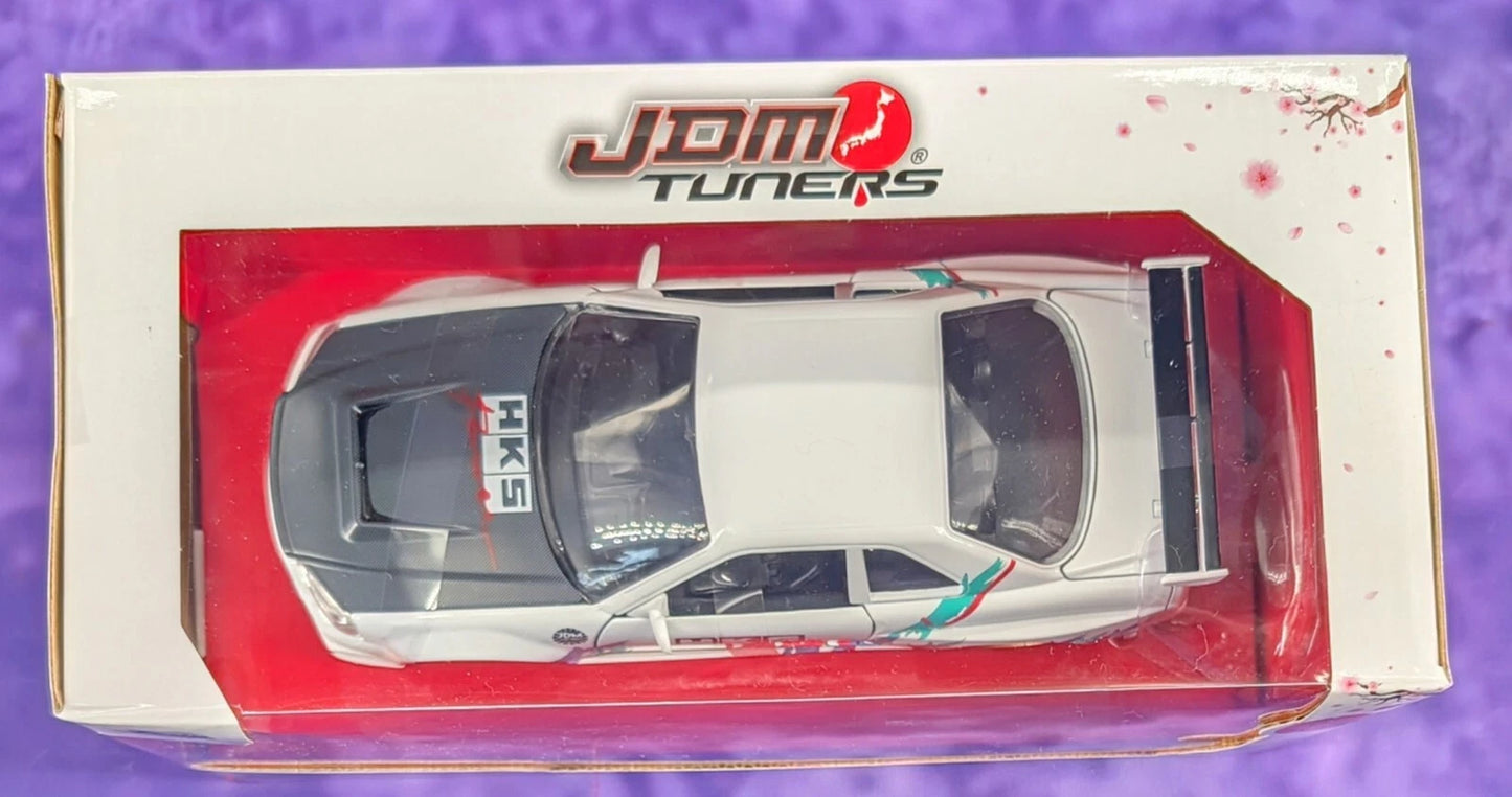Jada 2002 Nissan Skyline GT-R (R34) HKS Power - JDM Tuners - 1/24 Scale