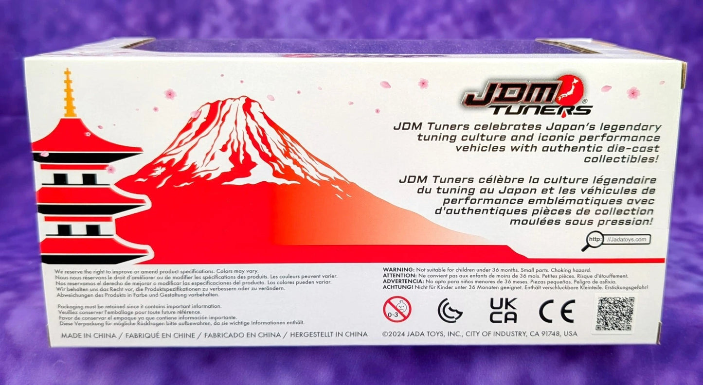 Jada 2002 Nissan Skyline GT-R (R34) HKS Power - JDM Tuners - 1/24 Scale
