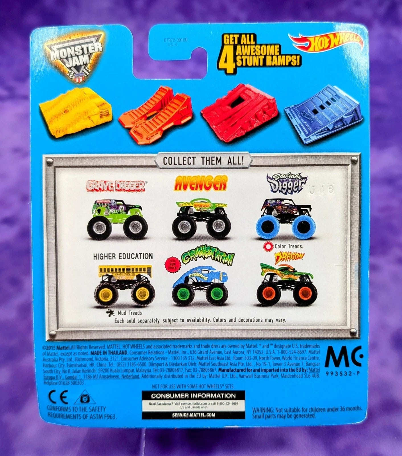 Hot Wheels Monster Jam 2016 - Set of 6