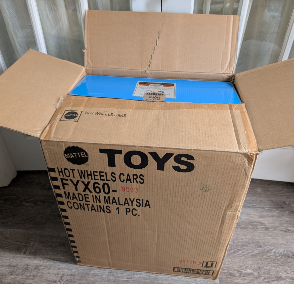 Hot Wheels 2019 Master Case Factory Sealed Box Set - Individually Numbered 0566/1000 - Great for Storage, Holds 450-500 Carded Mainlines - BOXES ONLY