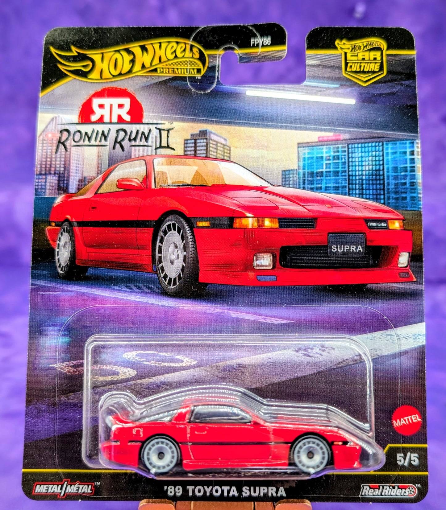 Hot Wheels '89 Toyota Supra - Ronin Run 2 - Premium