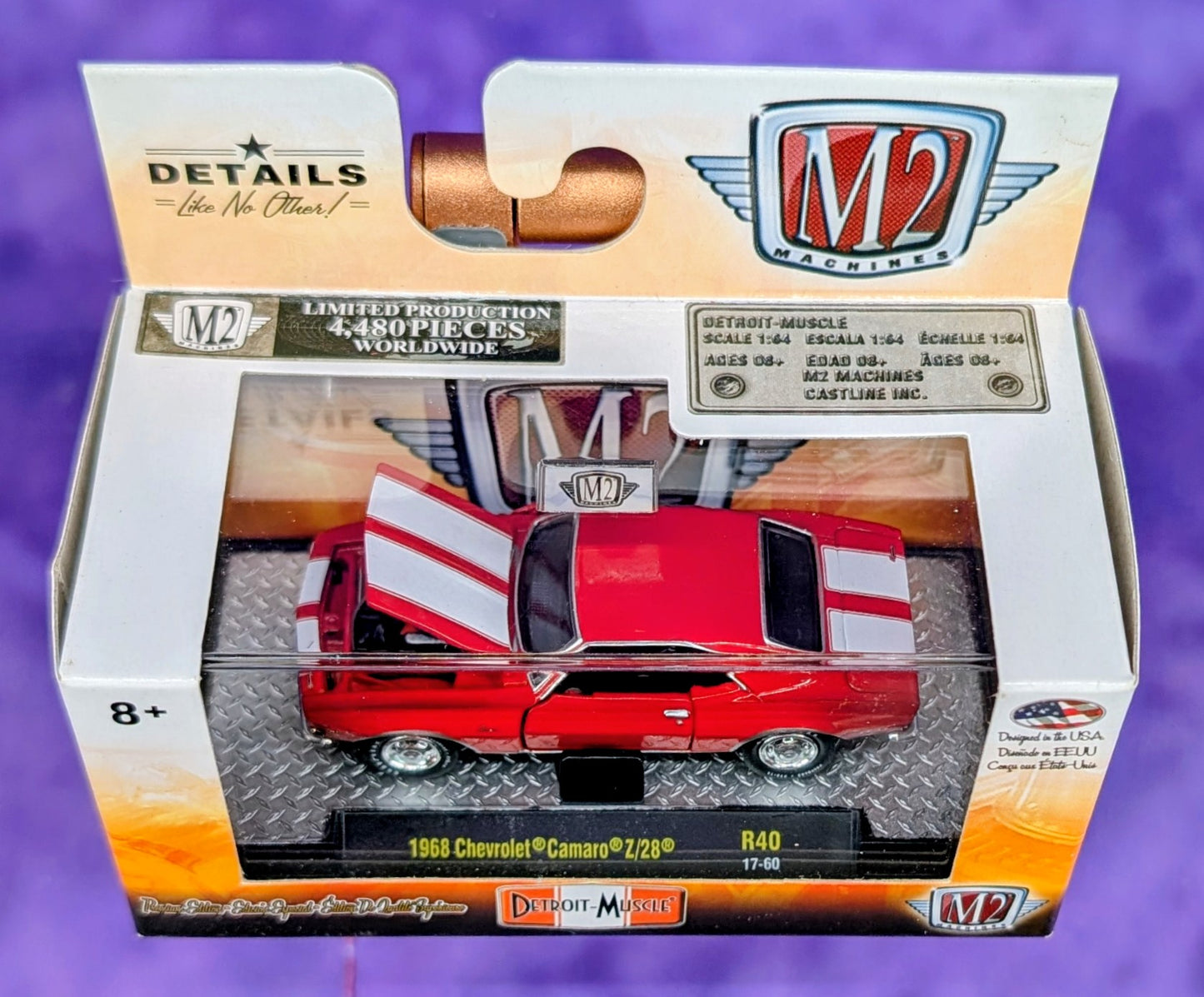 M2 Machines 1968 Chevrolet Camaro Z/28 - R40 17-60