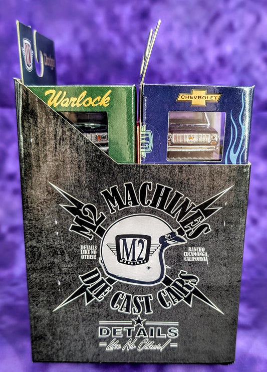 M2 Machines 1:64 Auto-Thentics Release 108 Assortment - Set of 6 Trucks w/ Sleeve