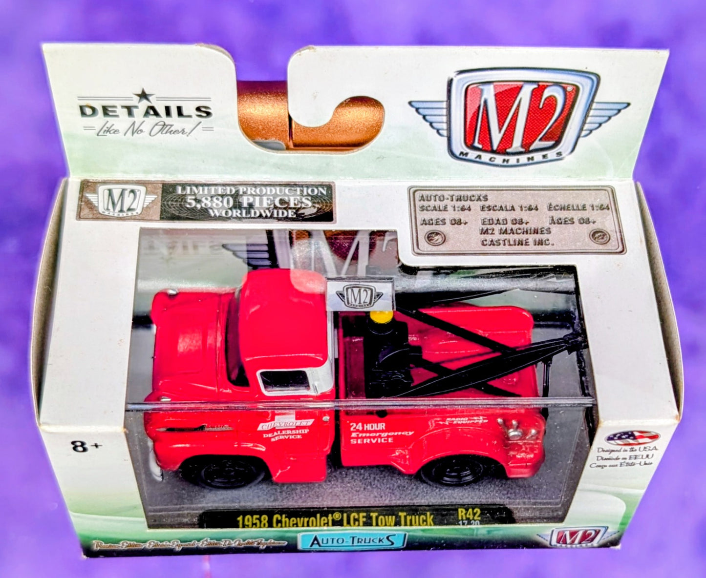 M2 Machines 1958 Chevrolet LCF Tow Truck - R42 17-30