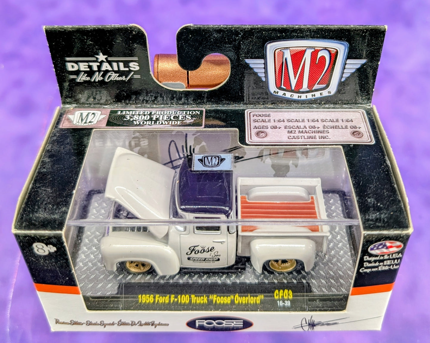 M2 Machines 1956 Ford F-100 Truck "Foose Overlord" - Chip Foose - CF03 16-39