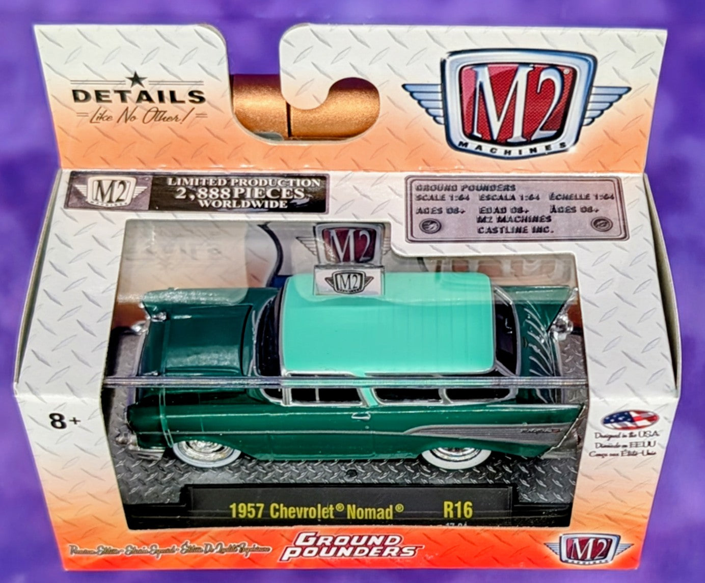 M2 Machines 1957 Chevrolet Nomad - R16 17-04