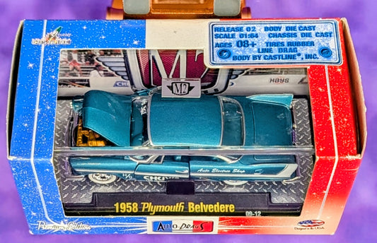 M2 Machines 1958 Plymouth Belvedere - Auto-Drags - 09-12