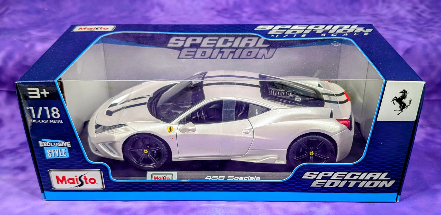 Maisto 1/18 Ferrari 458 Speciale - Special Edition