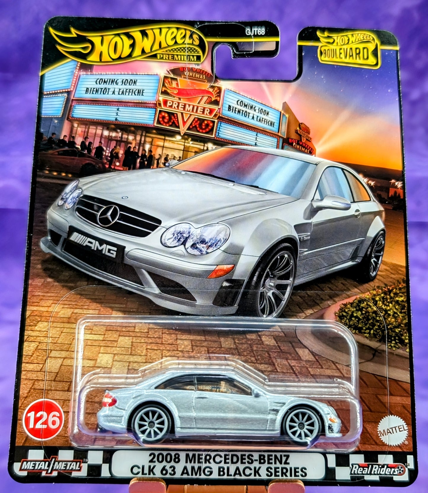Hot Wheels 2008 Mercedes-Benz CLK 63 AMG Black Series – Boulevard #126 - Premium