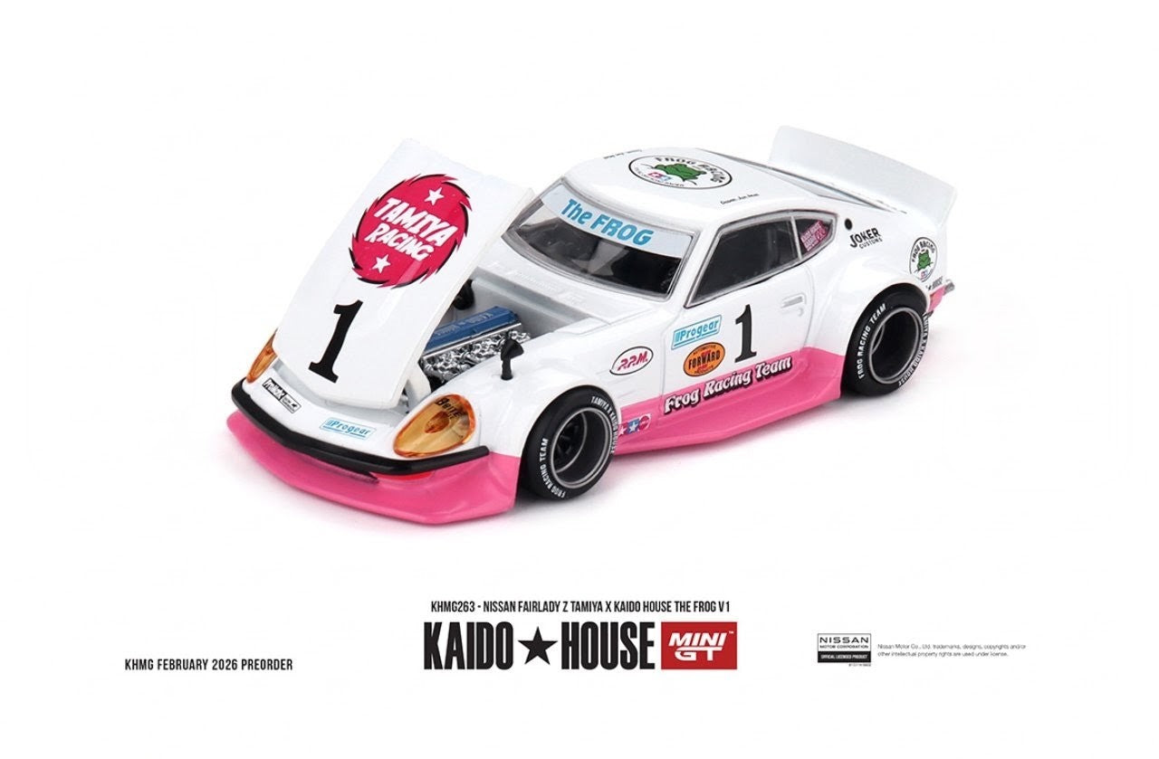 Kaido House x Mini GT Nissan Fairlady Z Tamiya "The Frog" V1 - # 263