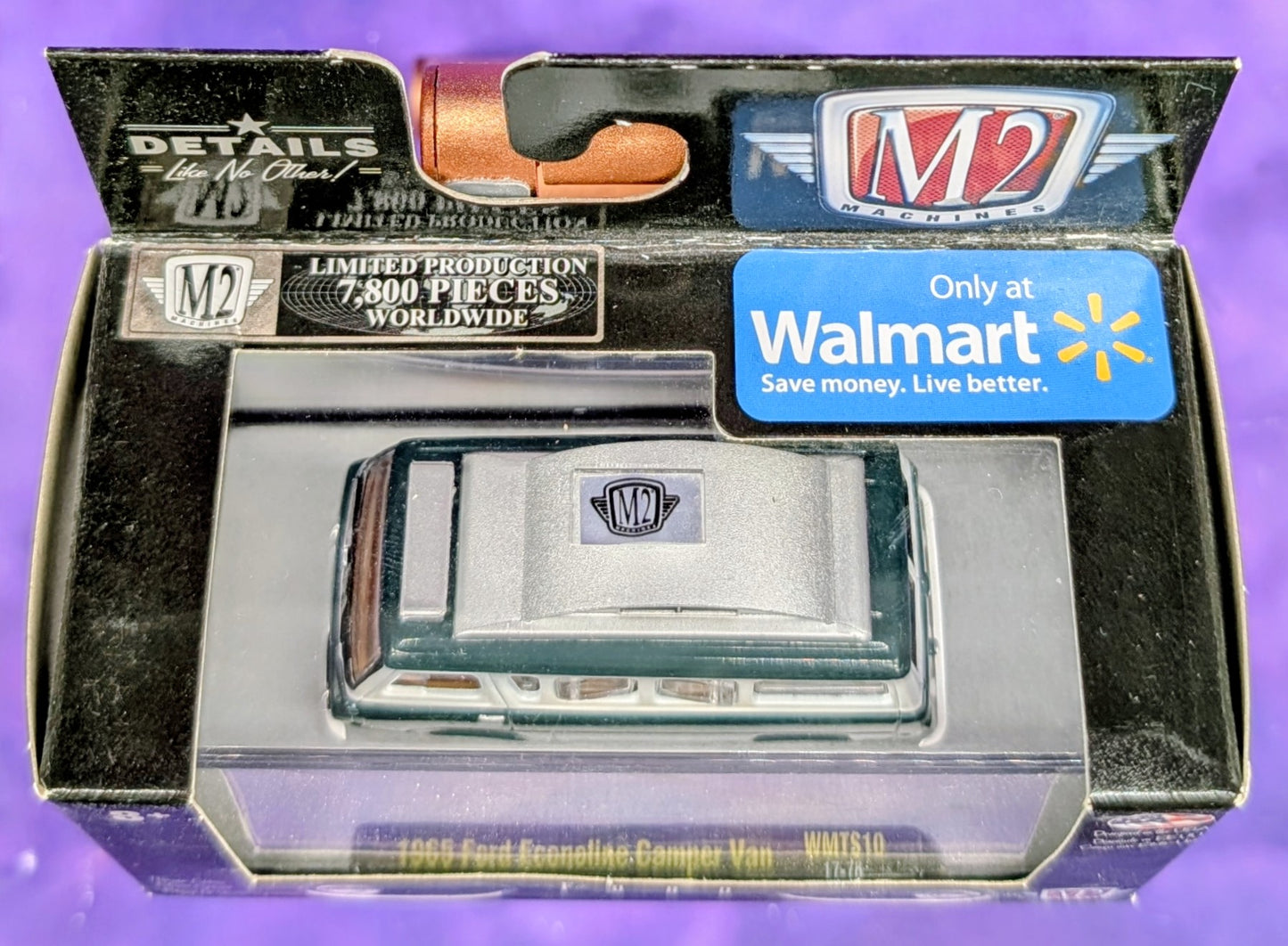M2 Machines 1965 Ford Econoline Camper Van - Walmart Exclusive - WMTS10 17-78