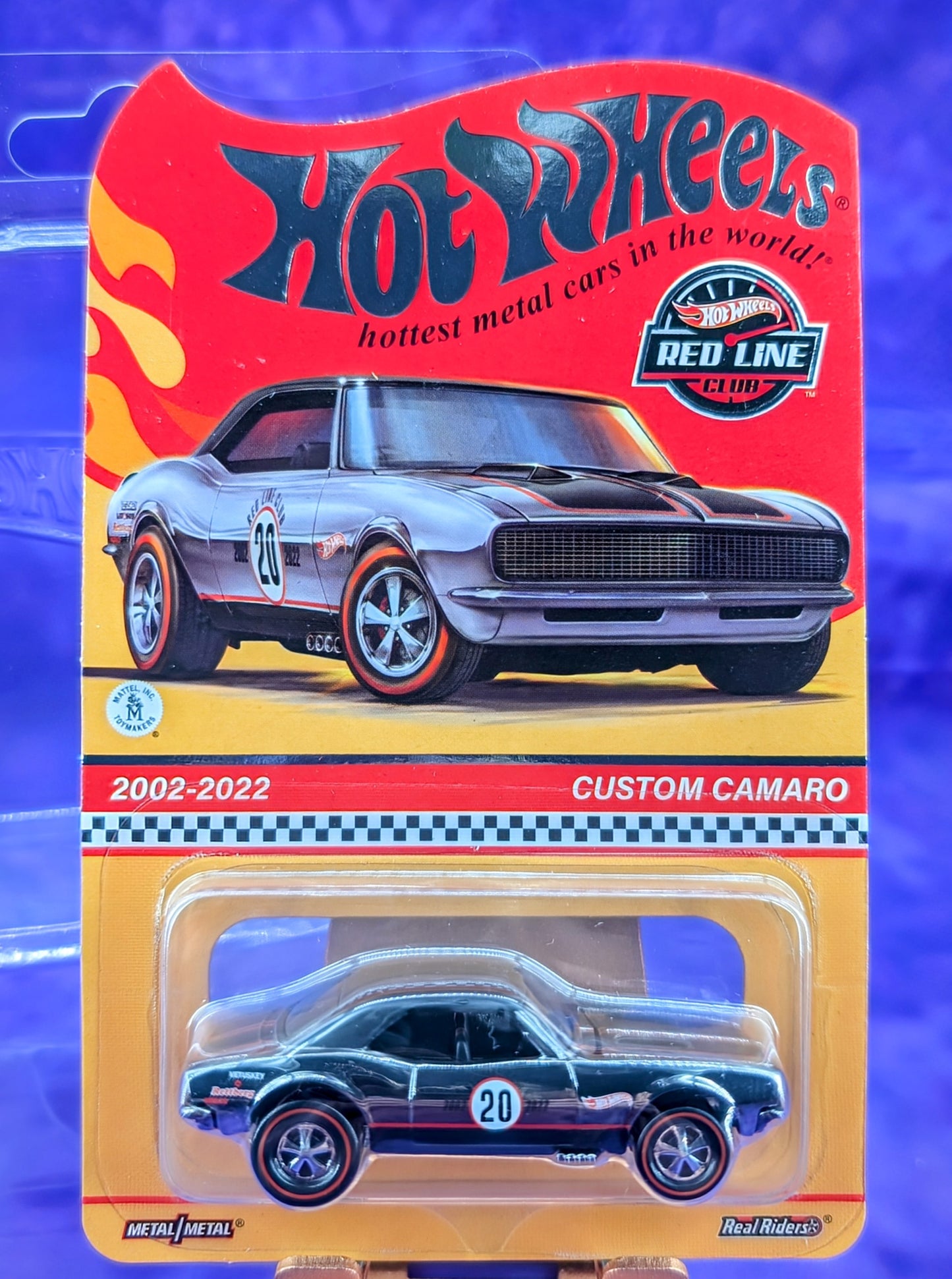 Hot Wheels Red Line Club 20th Anniversary Custom Camaro (Chrome Paint)