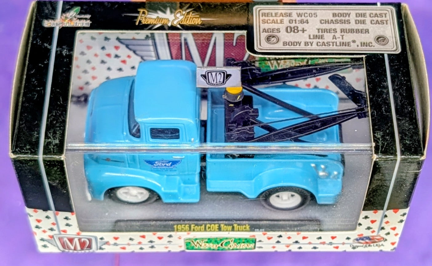 M2 Machines 1956 Ford COE Tow Truck - 13-01