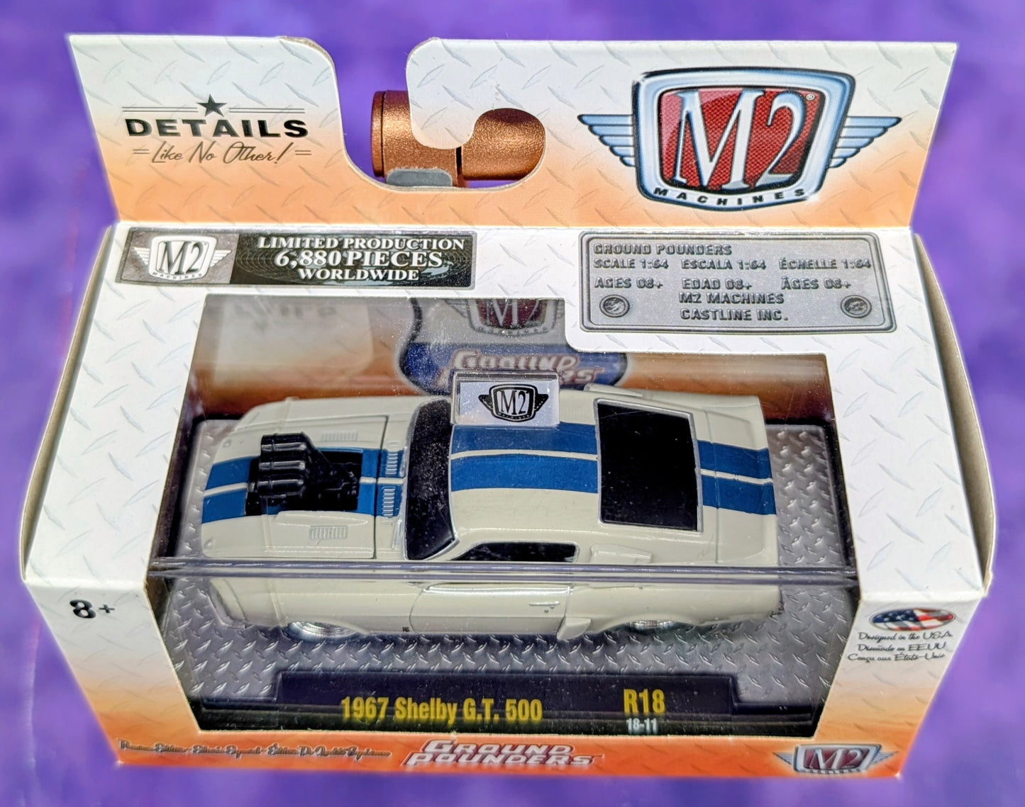 M2 Machines 1967 Shelby G.T. 500 - R18 18-11