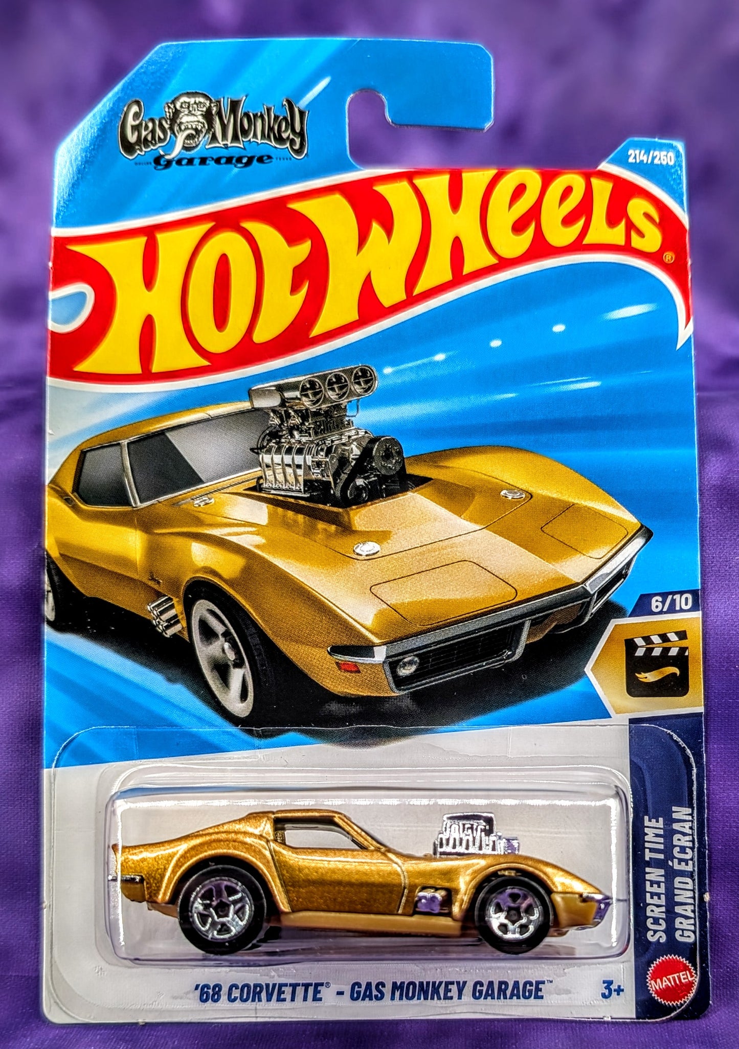 Hot Wheels '68 Corvette - Gas Monkey Garage - Screen Time Series