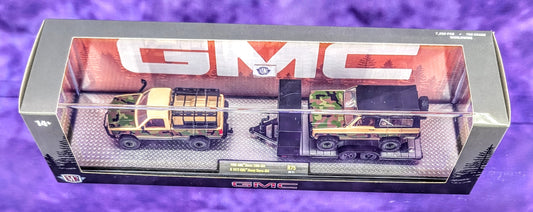 M2 Machines 1998 GMC Sierra 1500 4x4 & 1973 GMC Jimmy Sierra 4x4 - Auto-Haulers