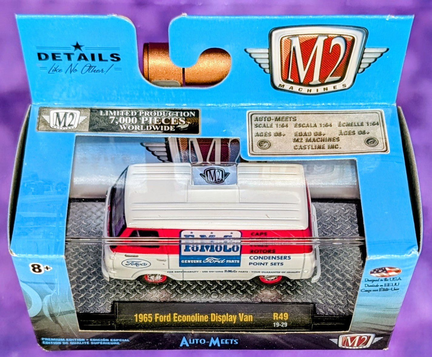M2 Machines 1965 Ford Econoline Display Van - FoMoCo - R49 19-29