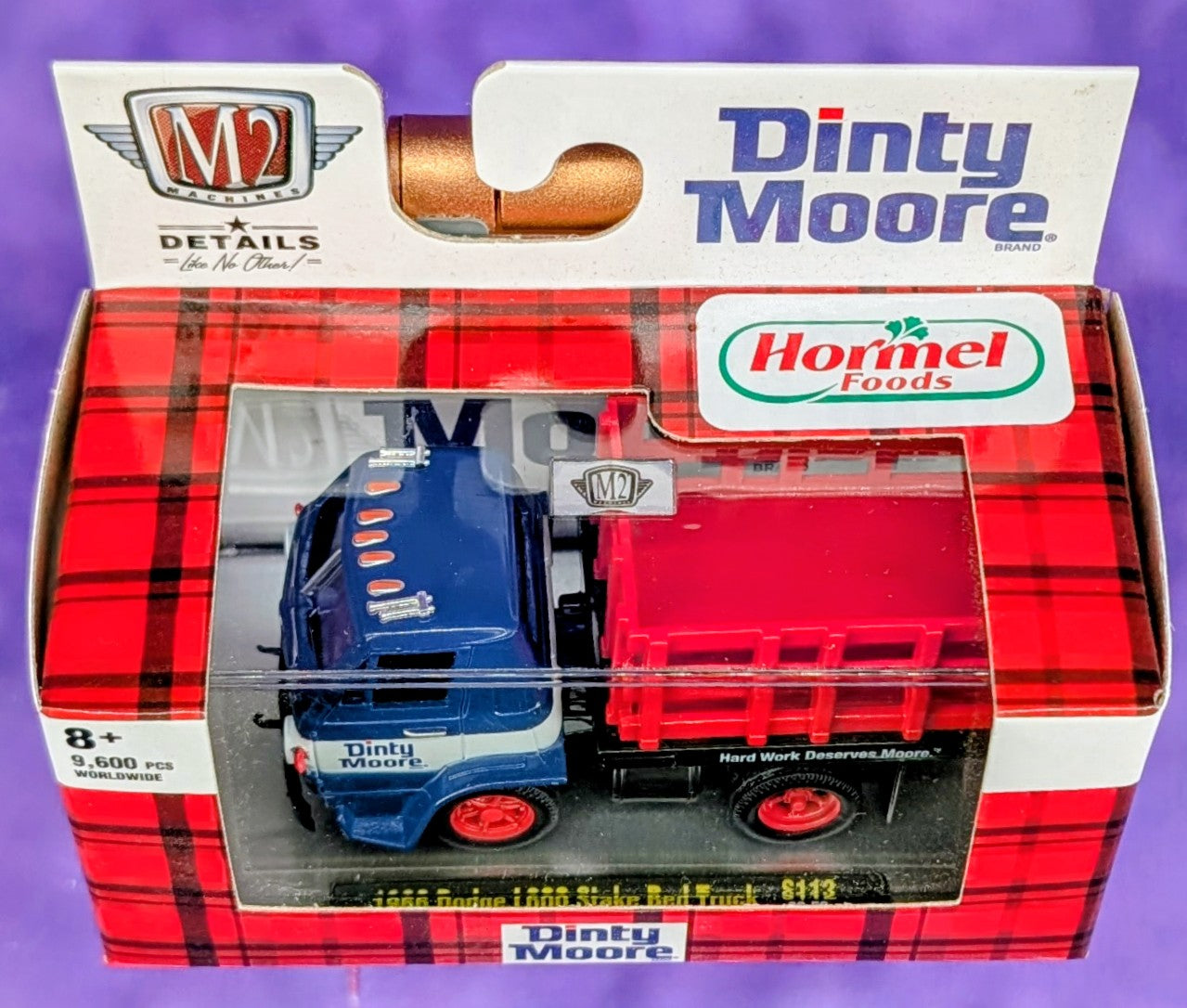 M2 Machines 1966 Dodge L600 Stake Bed Truck- Dinty Moore Hormel Food - S112 22-59