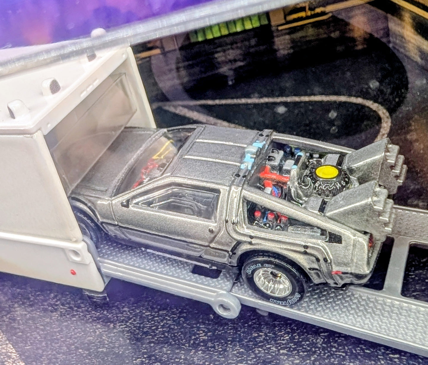 Hot Wheels Back to the Future 40th Anniversary Set - Premium Diorama - San Diego Comic Con