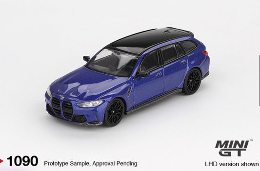 Mini GT BMW M3 Competition Touring - Portimao Blue Metallic - #1090
