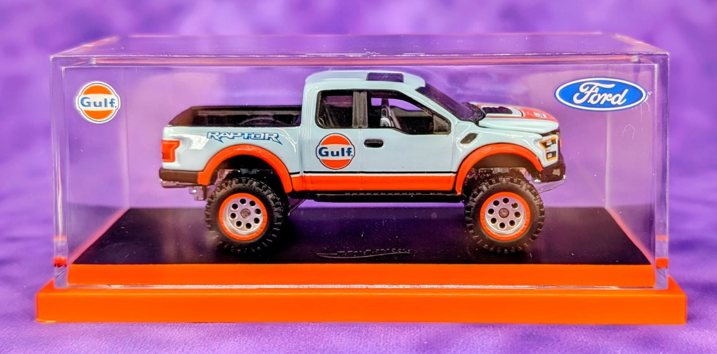 Hot Wheels RLC GULF '17 Ford Raptor - #09080/10000 - Red Line Club