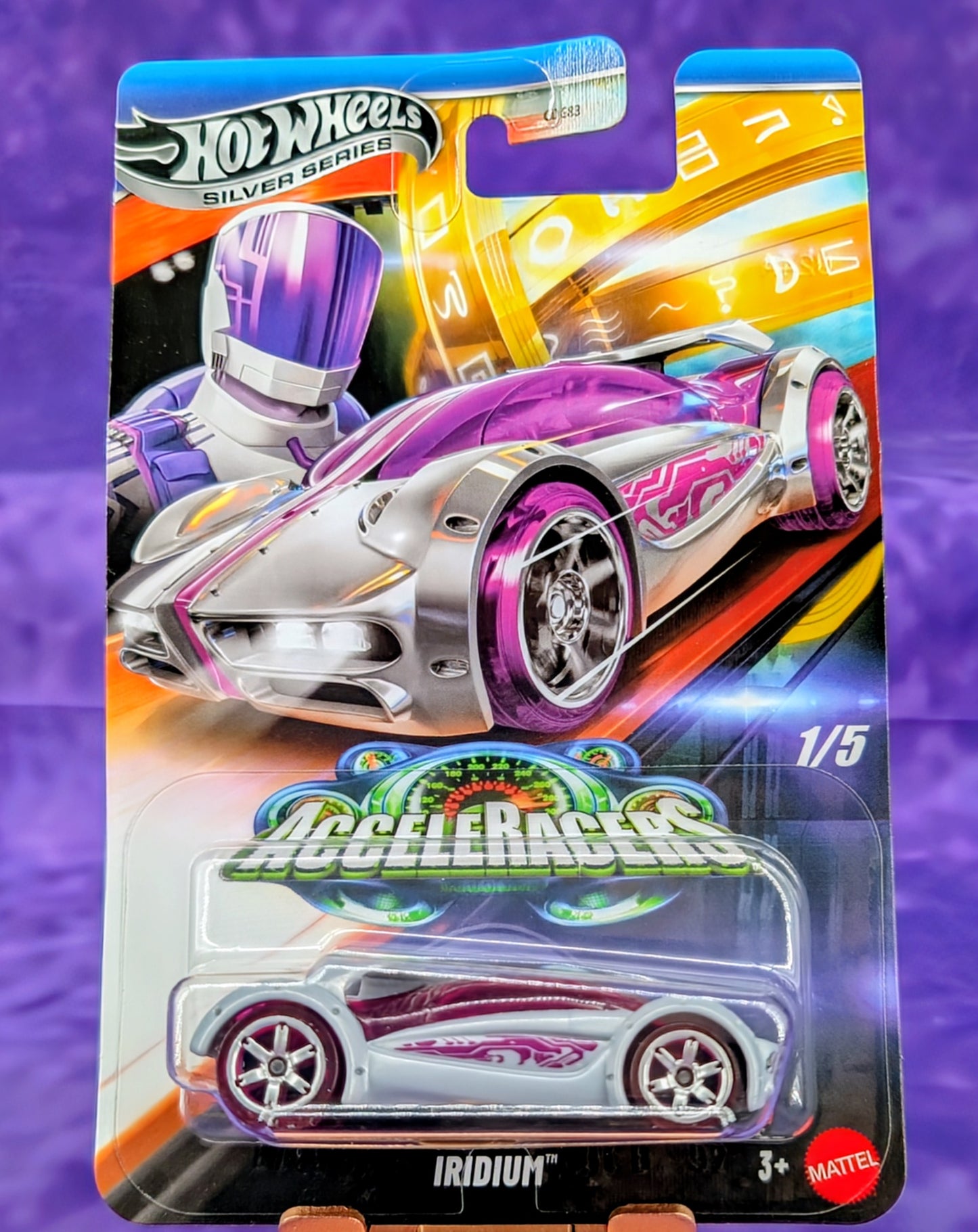 Hot Wheels Acceleracers - Set of 5 Cars - Silver Series