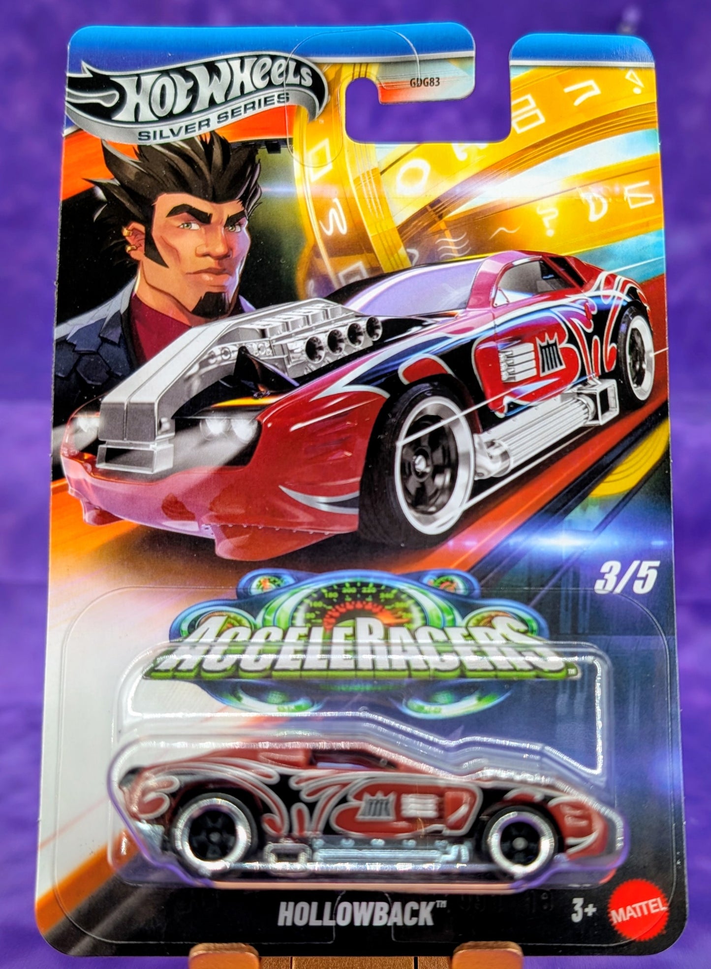 Hot Wheels Acceleracers - Set of 5 Cars - Silver Series