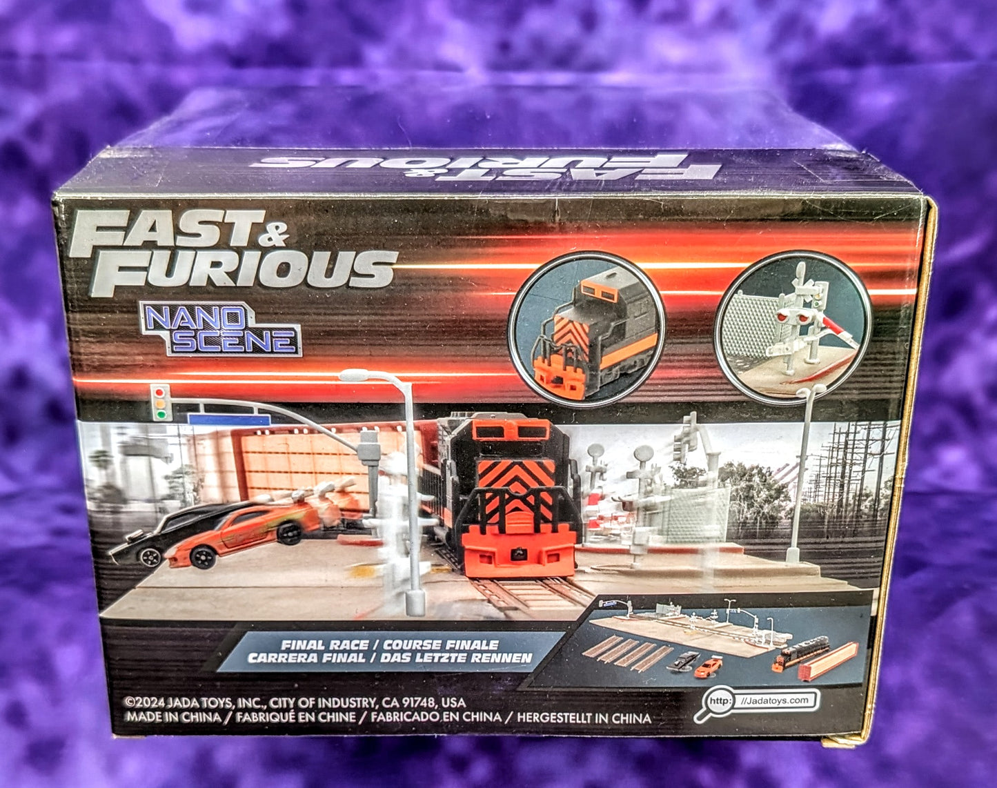 Jada Fast & Furious Nano Scene "Final Race" Diorama Set