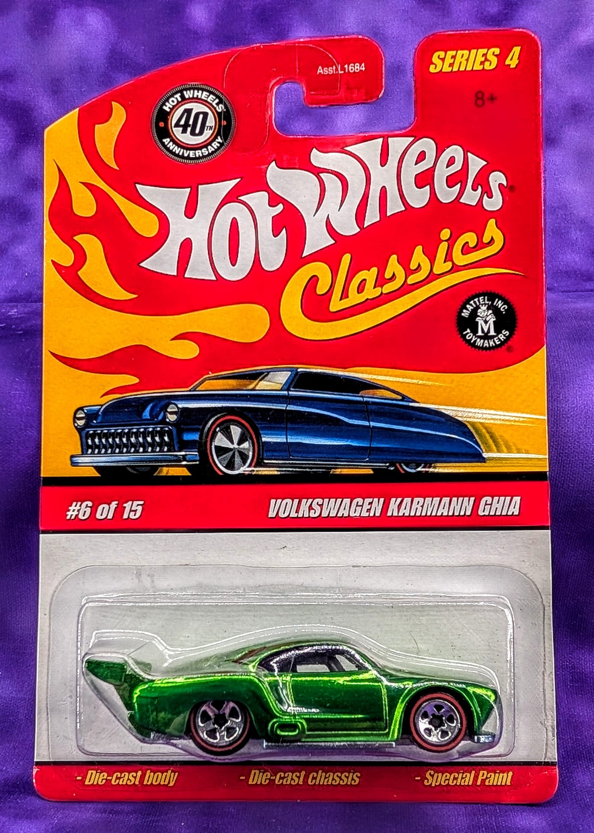 Hot Wheels Volkswagen Karmann Ghia - 40th Anniversary Classics