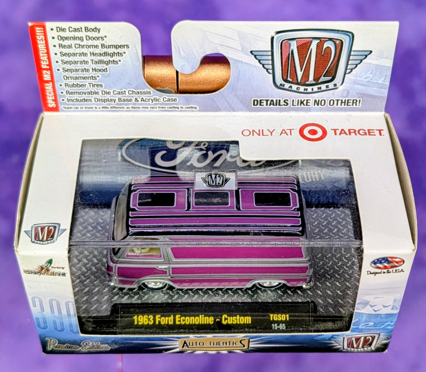 M2 Machines 1963 Ford Econoline - Custom - Target Exclusive - TGS01 15-65