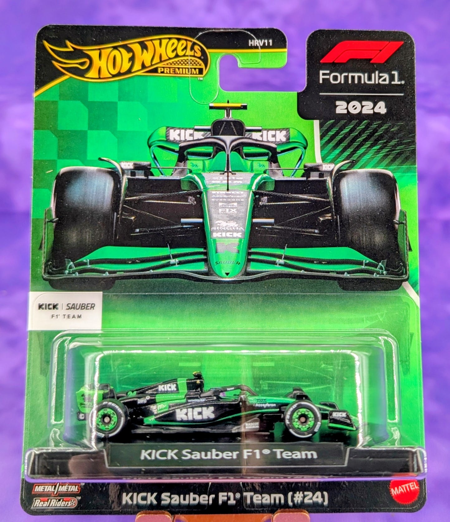 Hot Wheels KICK Sauber F1 Team #24 - Zhou Guanyu - F1 Racing Premium