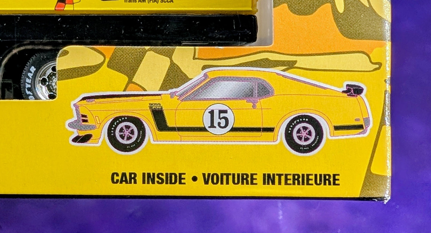 M2 Machines 1970 Ford C-600 & 1970 Ford Mustang BOSS 302 - Walmart Exclusive - S35 15-10