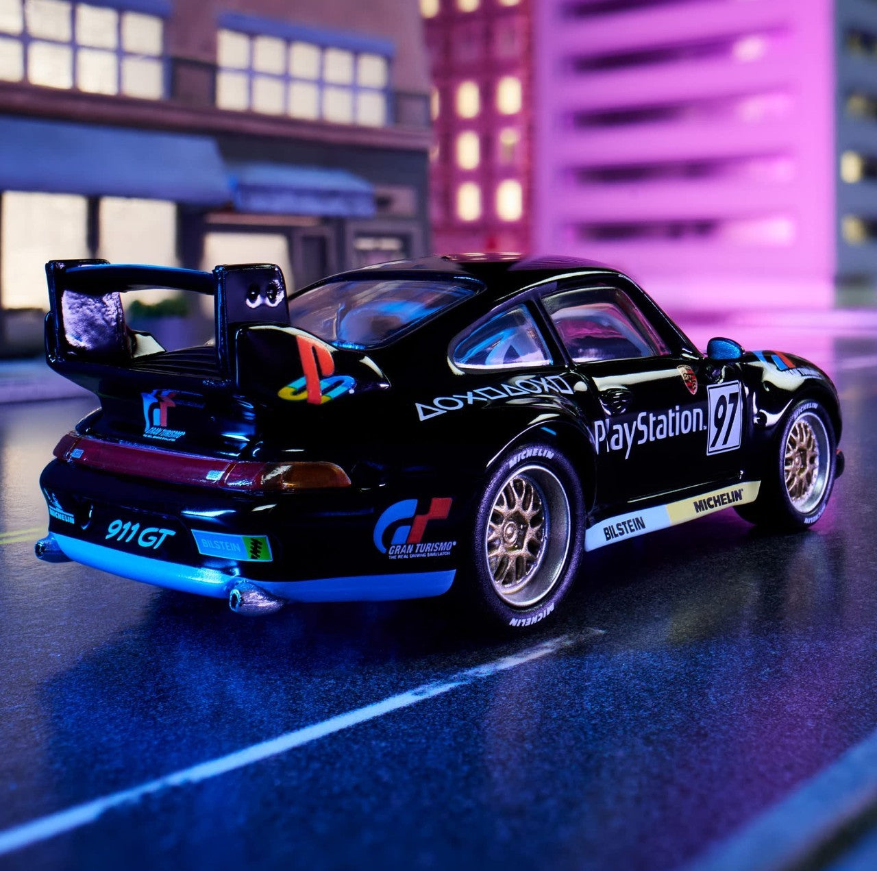 Hot Wheels Porsche 911 GT2 EVO 993 - PlayStation - Elite 64