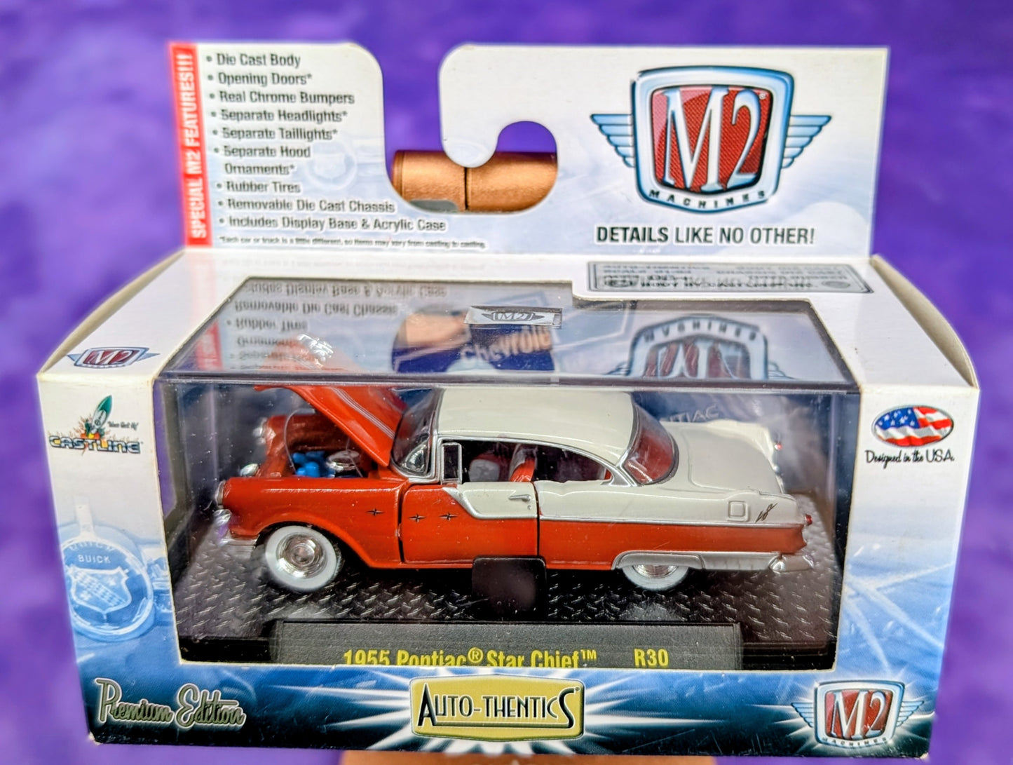 M2 Machines 1955 Pontiac Star Chief - R30 14-61