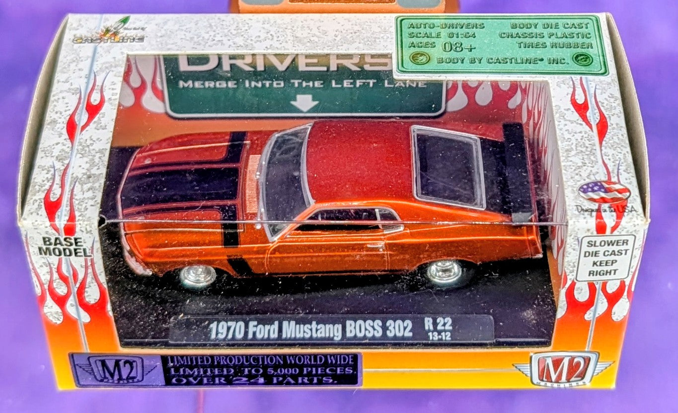 M2 Machines 1970 Ford Mustang BOSS 302 - R22 13-12