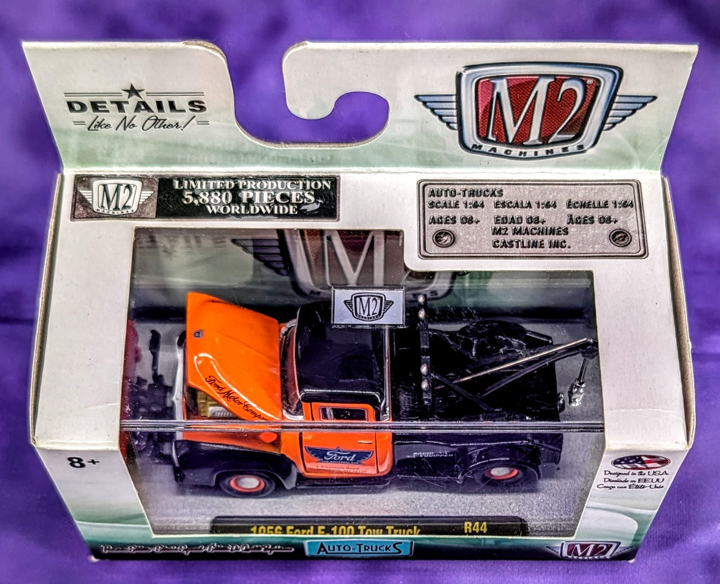 M2 Machines 1956 Ford F-100 Tow Truck - Auto-Trucks