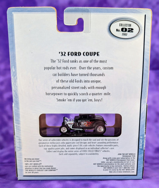 100% Hot Wheels '32 Ford Coupe Deuces Wild - Collector #02