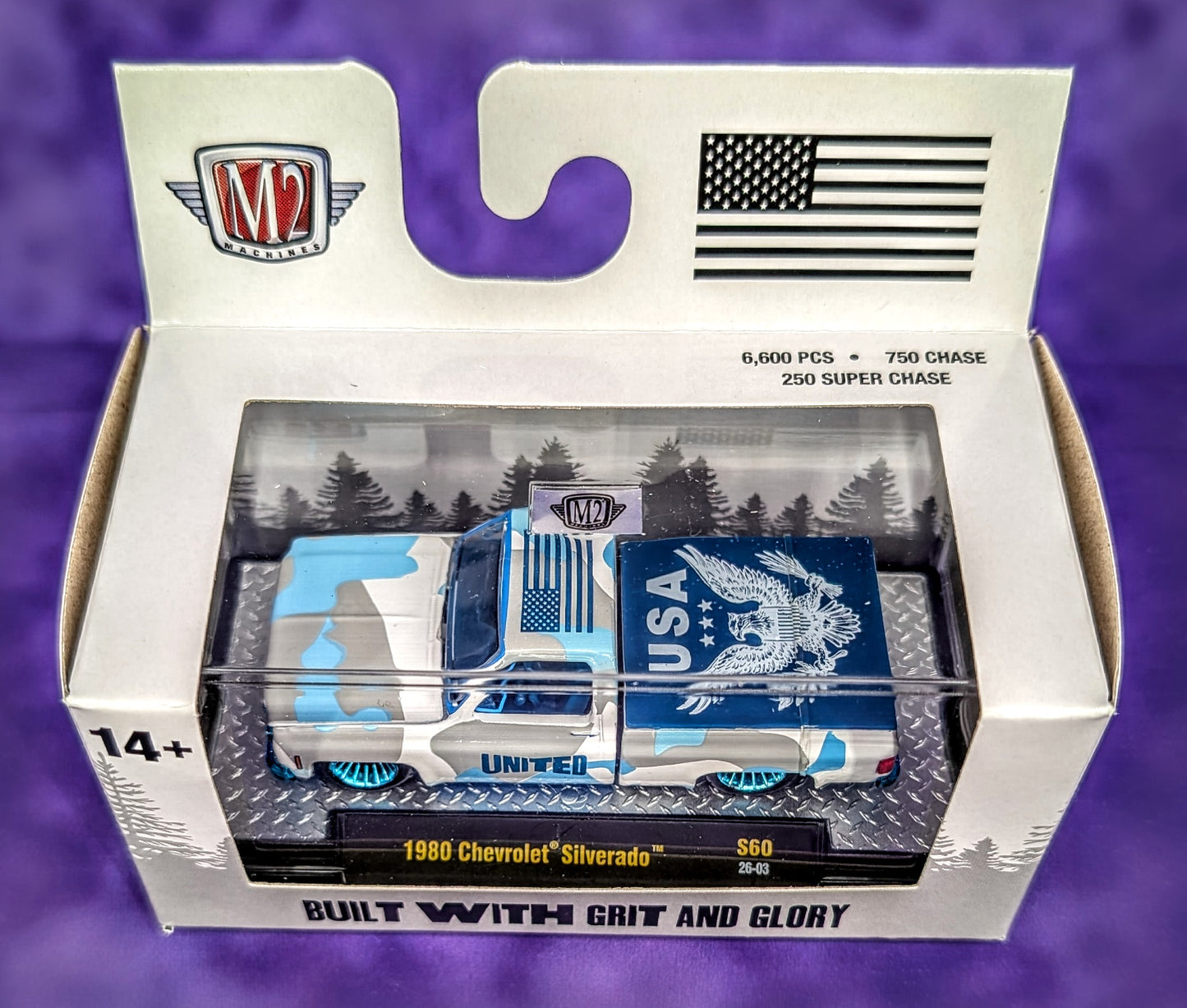 CHASE! M2 Machines 1980 Chevrolet Silverado - Built with Grit and Glory - 1 of 750