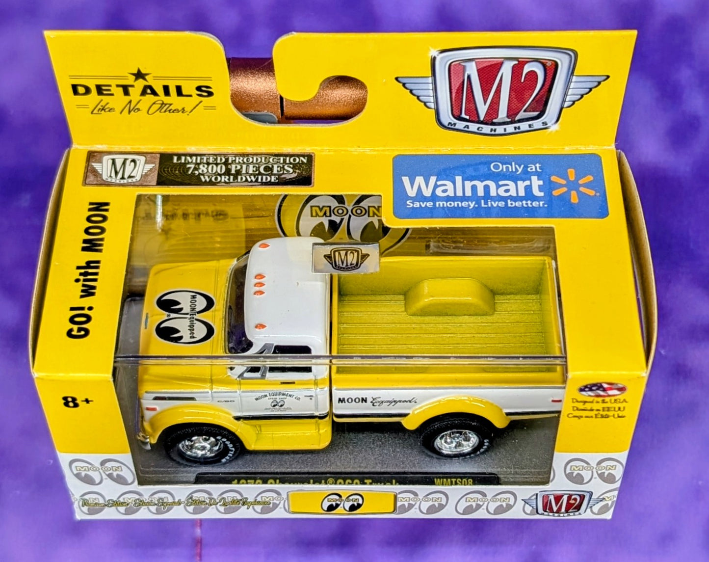 M2 Machines 1970 Chevrolet C6O Truck - Mooneyes - Walmart Exclusive - WMTS08 18-36