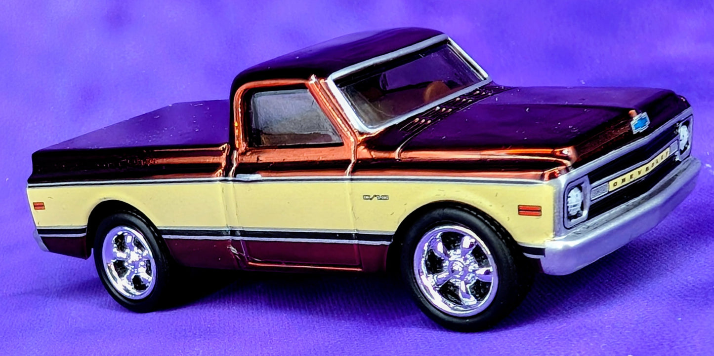 Hot Wheels RLC 1969 Chevrolet C10 Truck - Root Beer Brown - #10759/12500