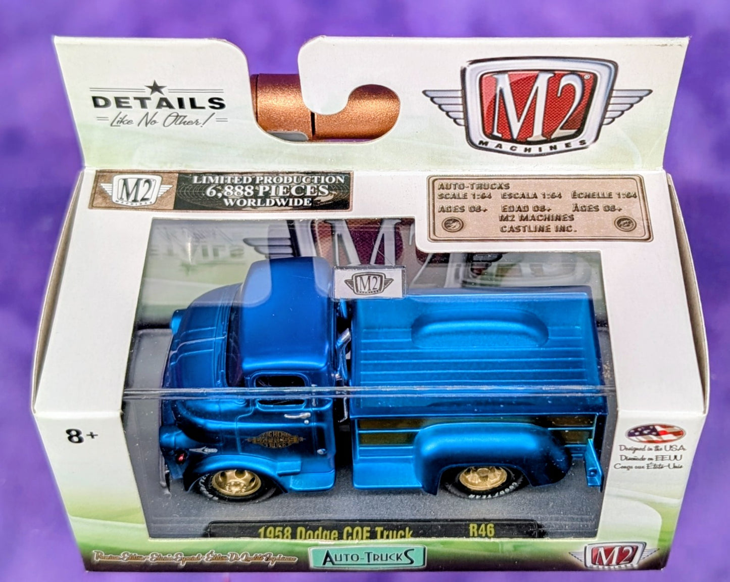 M2 Machines 1958 Dodge COE Truck - R46 17-91