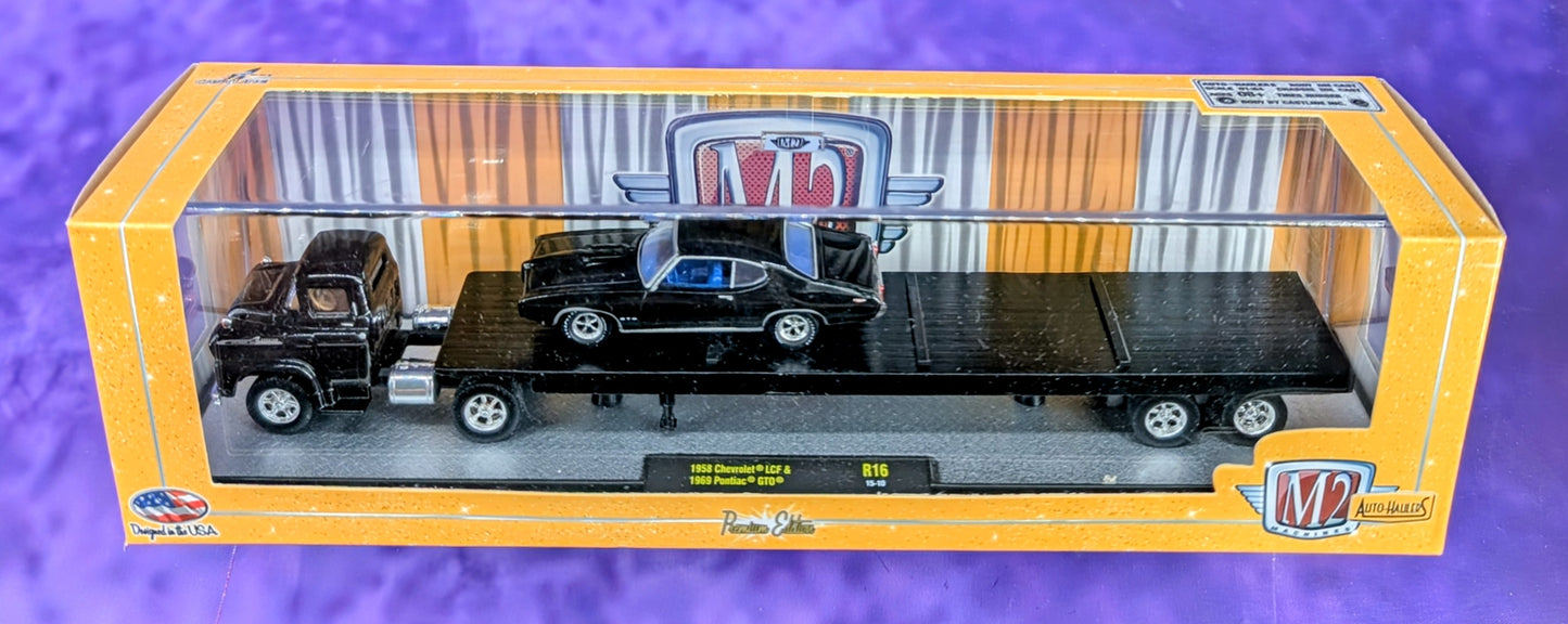 M2 Machines 1958 Chevrolet LCF & 1969 Pontiac GTO - R16 15-10