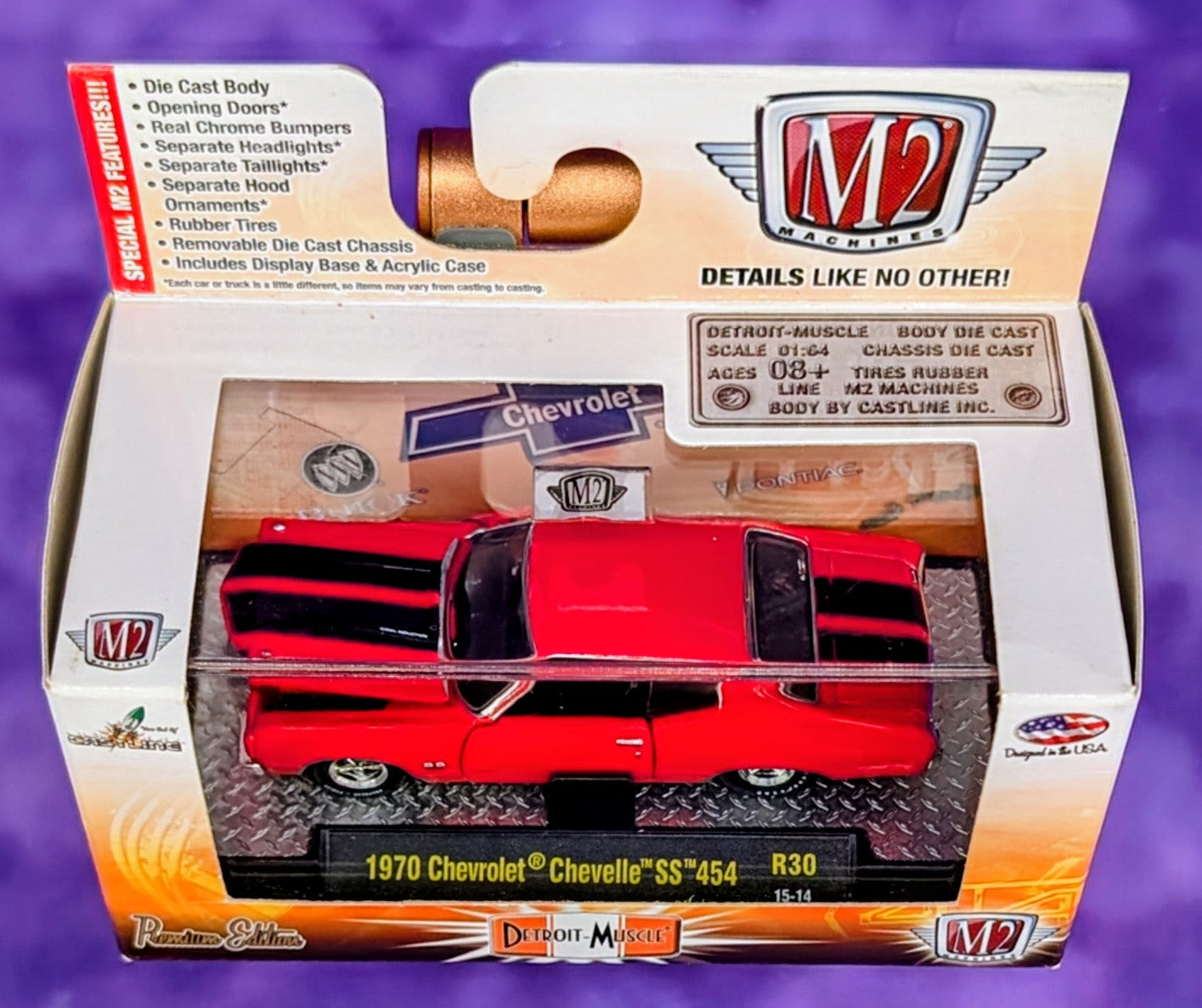 M2 Machines 1970 Chevrolet Chevelle SS 454 - R30 15-14