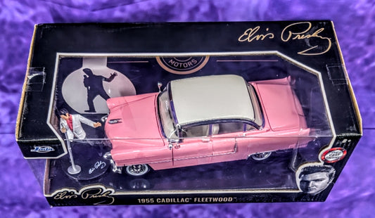 Jada Elvis Presley & 1955 Cadillac Fleetwood - 1:24 Scale