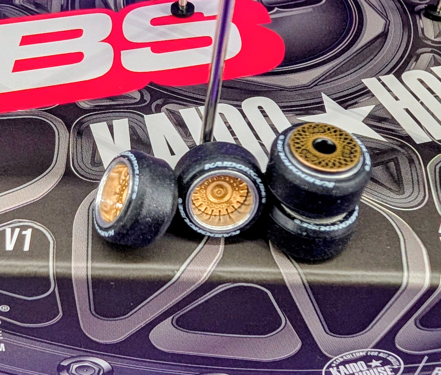 Kaido House x Mini GT 1:64 Kaido House BBS Tent and BBS Wheel Set V1