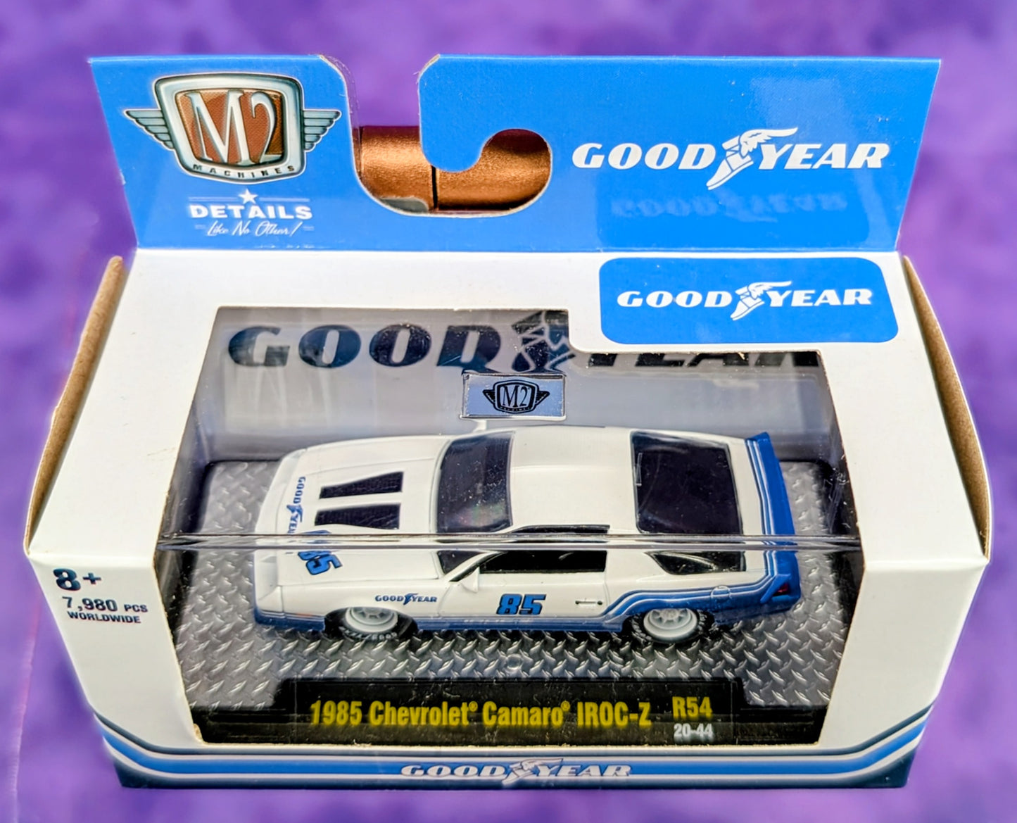 M2 Machines 1985 Chevrolet Camaro IROC-Z - Goodyear - R54 20-44