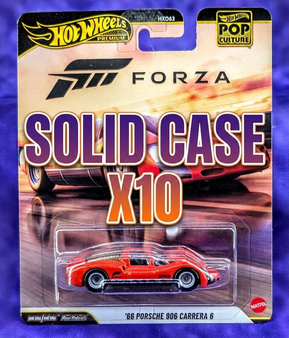Hot Wheels '66 Porsche 906 Carrera 6 - Forza - Premium - Solid Case (10 Count)