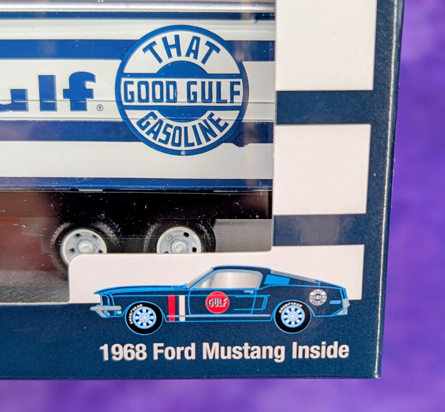 M2 Machines 1970 Ford C-600 & 1968 Ford Mustang Fastback 2+2 - Gulf Gasoline - R88 25-16